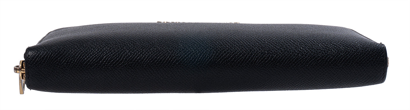 Dolce & Gabbana Black Wallet Stampa Dauphine