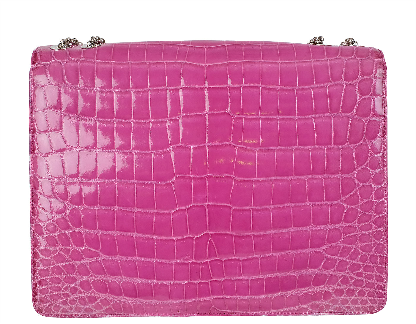 Tiffany & Co. Cornelia Purple Crocodile Lunch Box Shoulder Bag