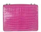 Tiffany & Co. Cornelia Purple Crocodile Lunch Box Shoulder Bag