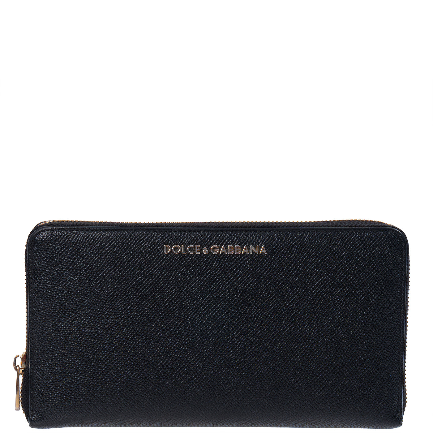 Dolce & Gabbana Black Wallet Stampa Dauphine