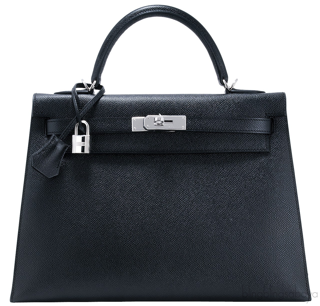 Kelly 32 Black Sellier Epsom