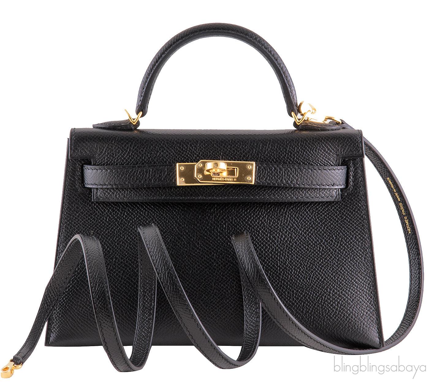 Kelly 20 Black Epsom Sellier GHW