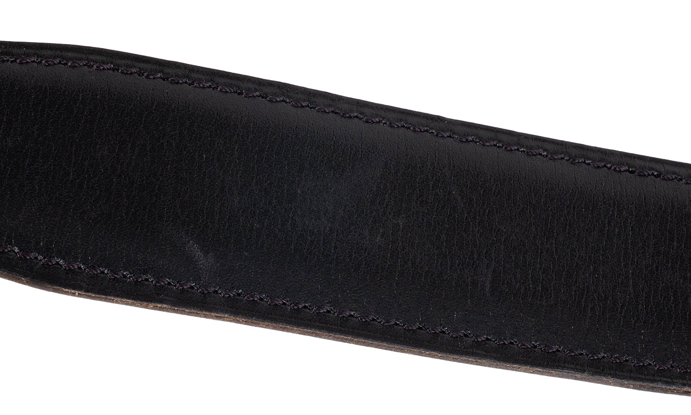 Hermes Vintage Kelly Black Box Swift Leather Belt 70