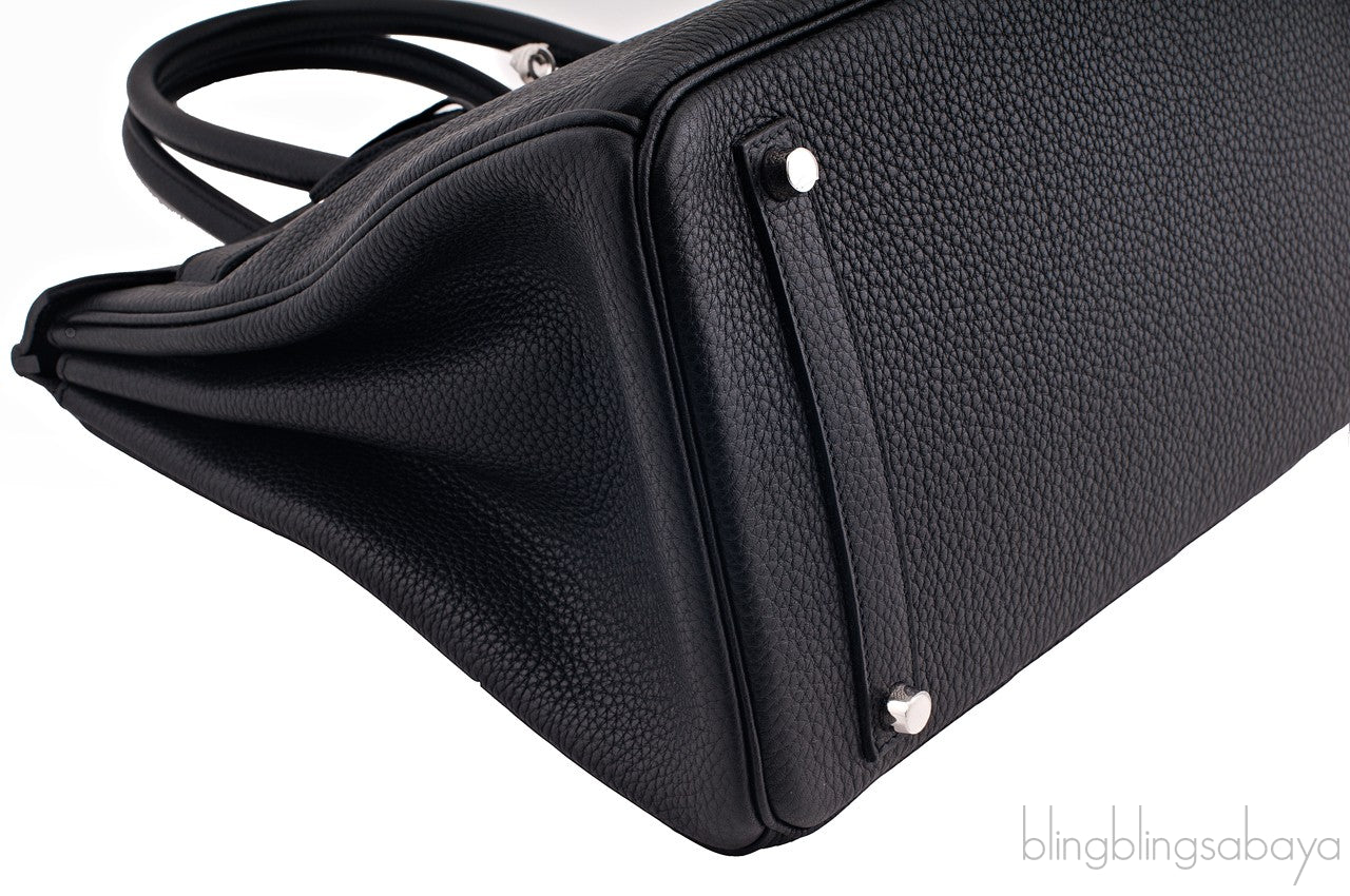 Birkin 35 Black Taurillon Clem