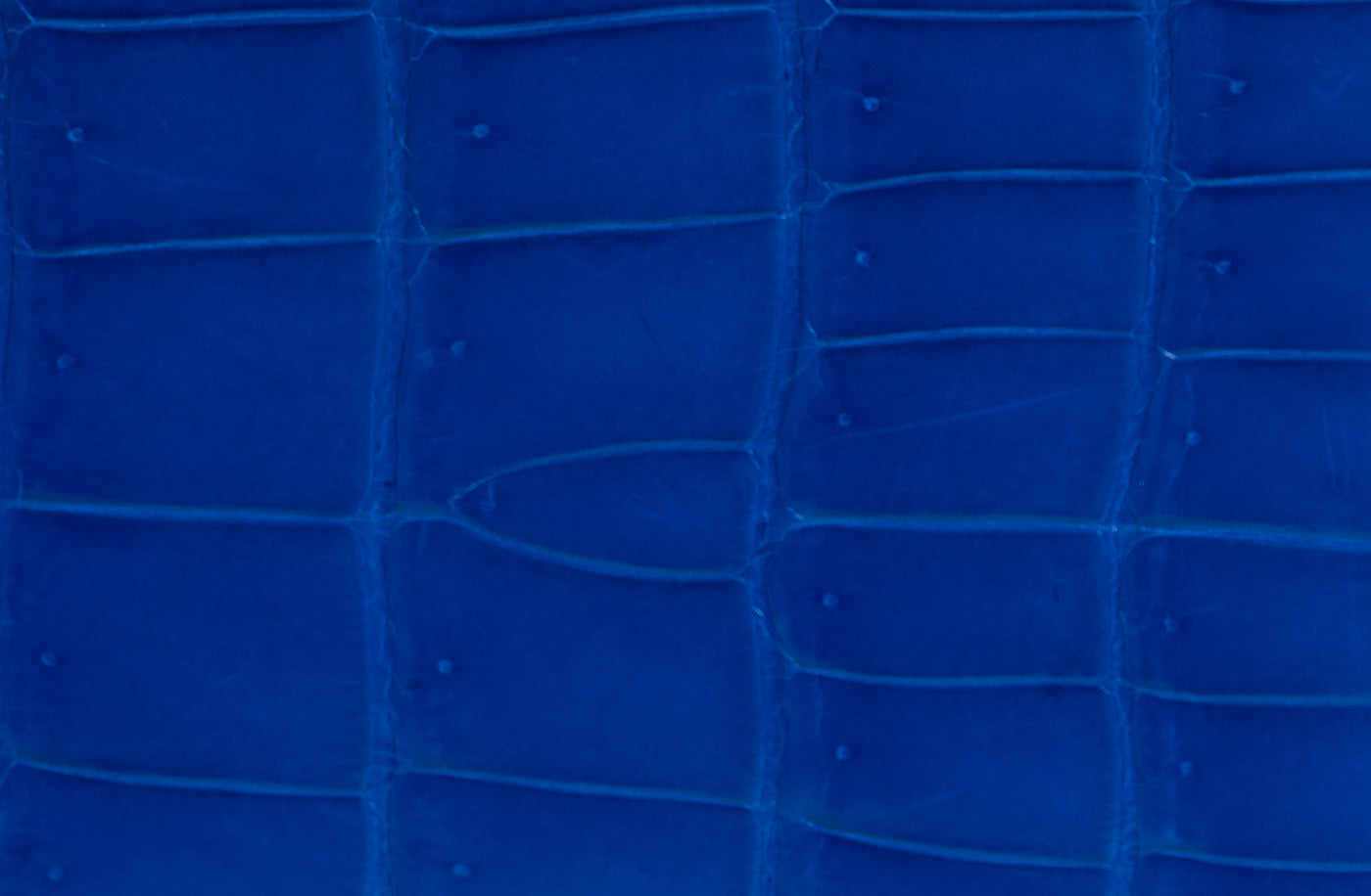Kwanpen Edge Hexagon Blue Crocodile Bag