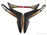 Black Pointed Slingback Lipstick Heels