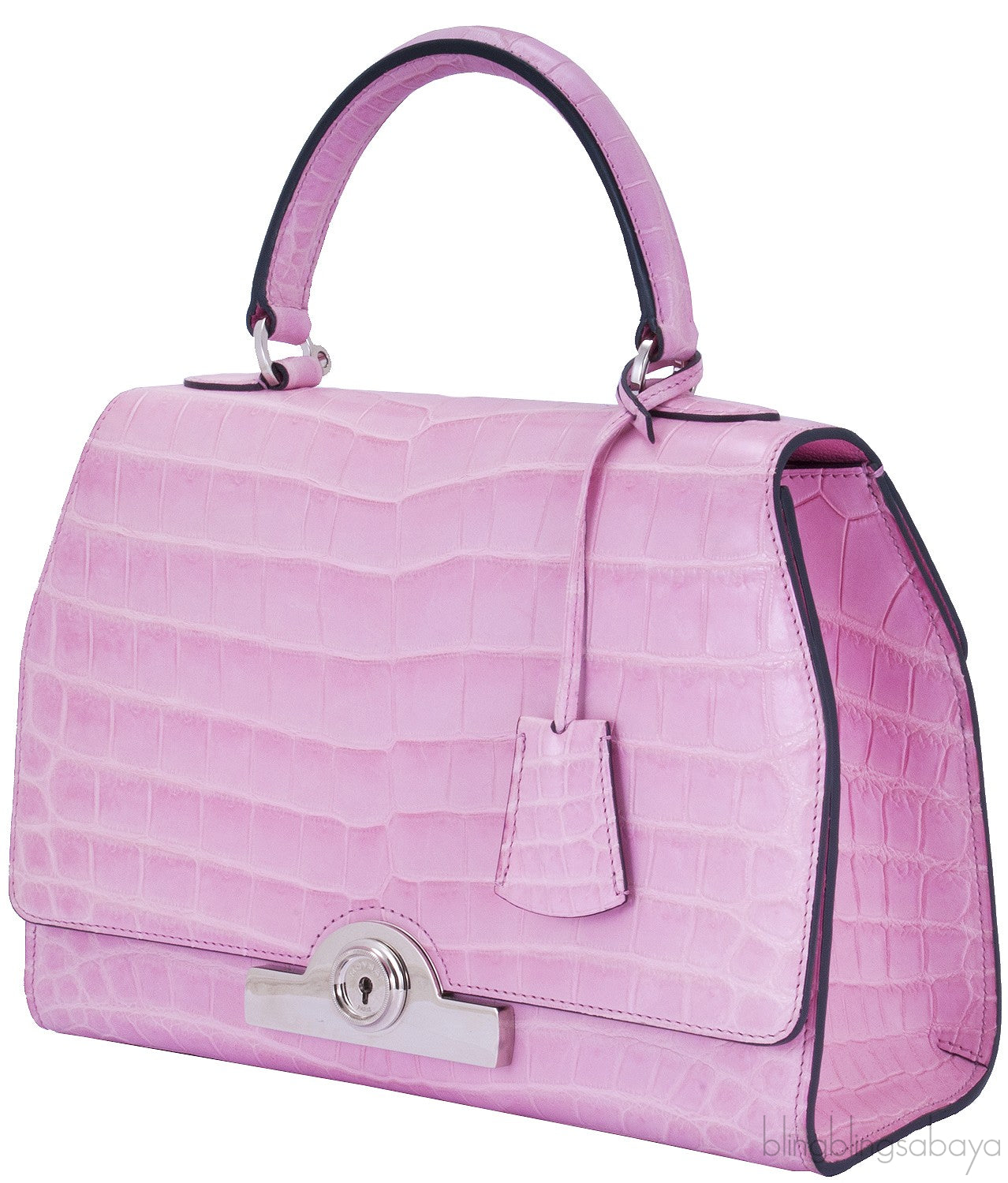 Rejane Pink Nilo Crocodile PM