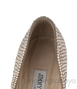 Bi-color Crystal Pointed Toe Heels