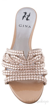 Galaxy Beige Heeled Sandals
