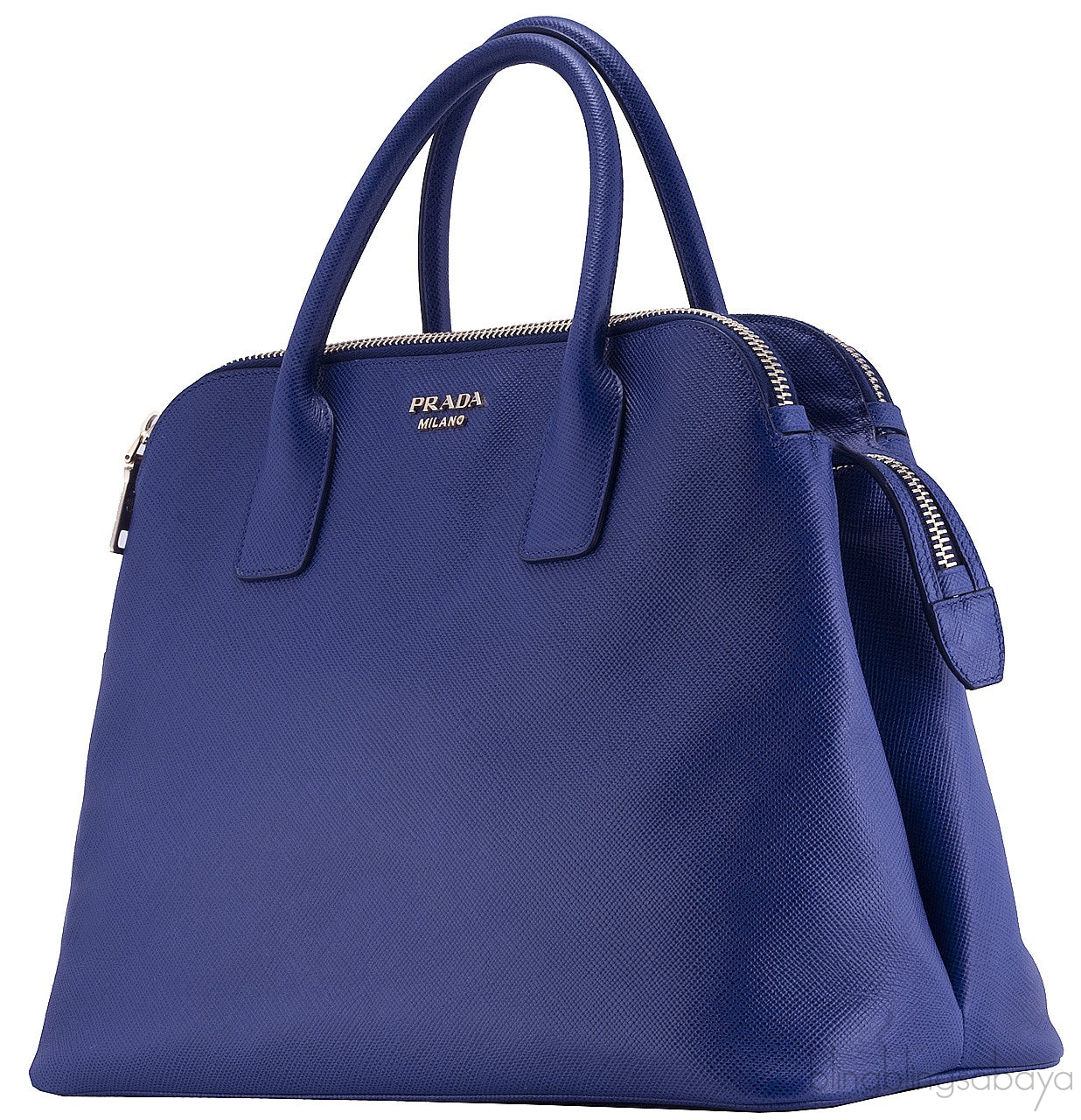 Saffiano Cuir Medium Triple Zip Tote