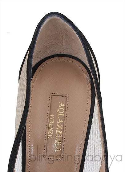 Savoy 105mm Mesh Cut-out Pumps
