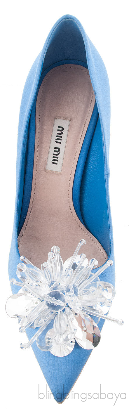 Mary Jane Crystal Bead Heels