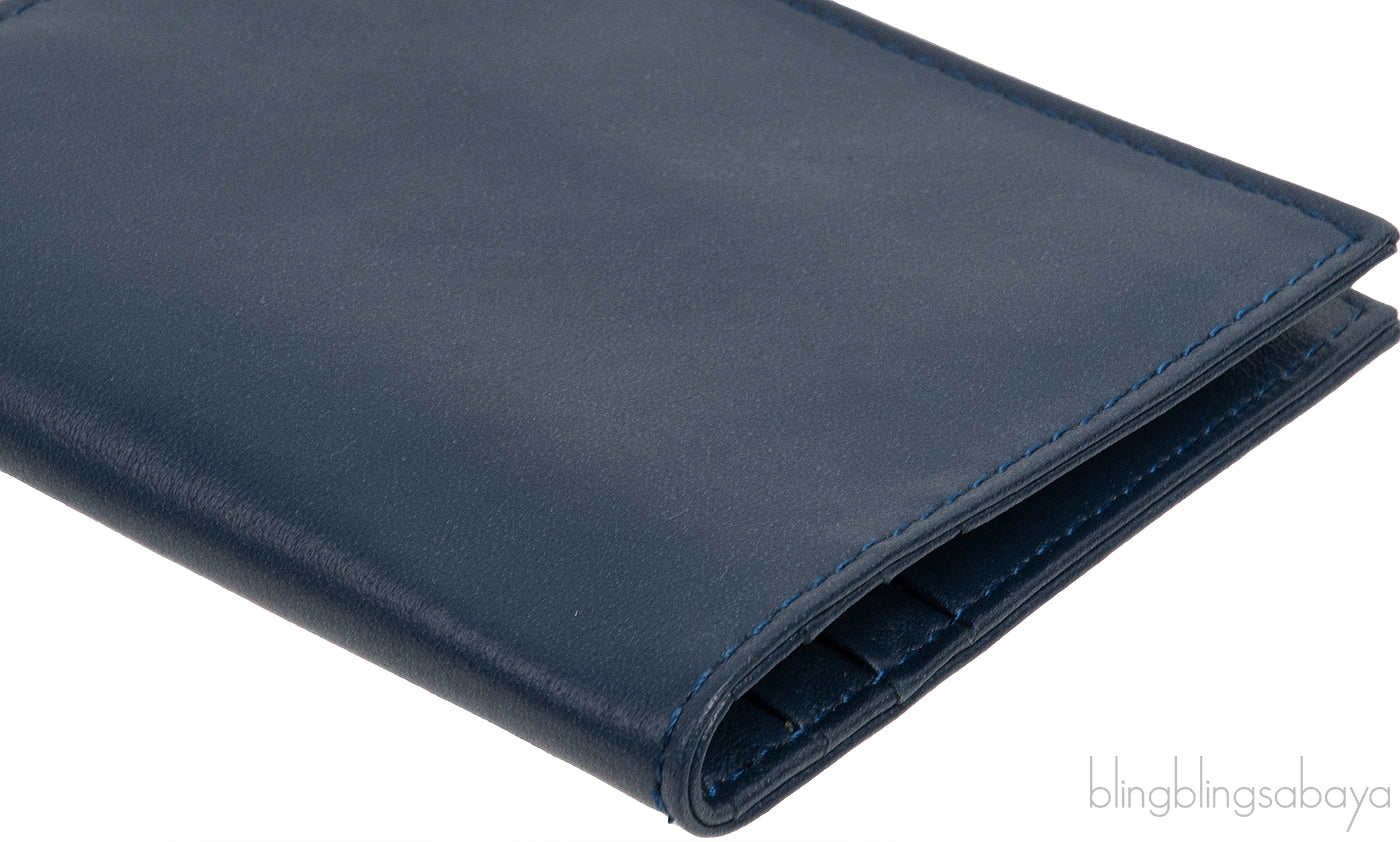 Dark Blue Bi-fold Cardholder