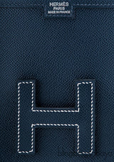 Jige Bleu Indigo Epsom Clutch