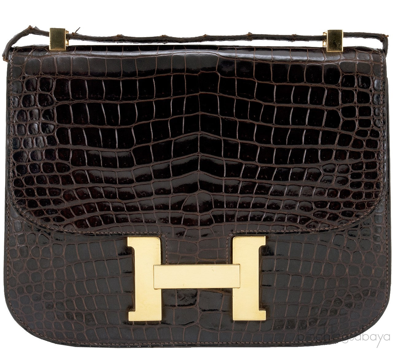 Vintage Constance Brown Crocodile