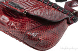 Gucci Red Python Nouveou Mini Shoulder Bag