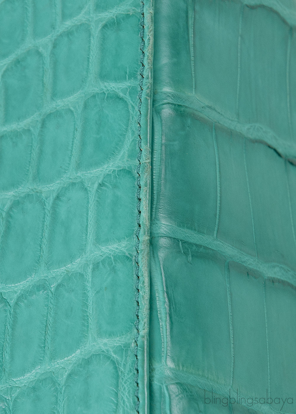 Lady Dior Large Green Crocodile Handbag