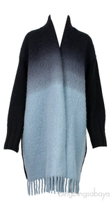 Ombre Knitted Fringed Jacket