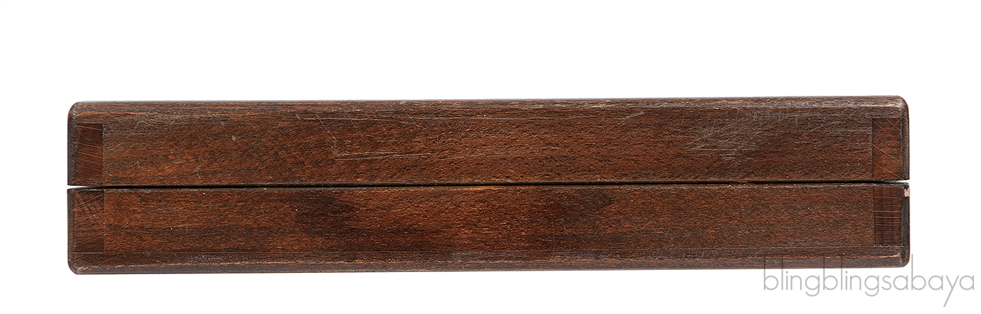 Shell Inlay Wood Clutch