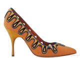 Multicolor Caritas Suede Heels