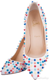 Pigalle Multicolor Spiked Leather Pump