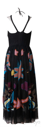 Monroe Butterfly Print Tulle Dress