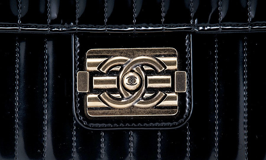 Black Quilted Boy Bag