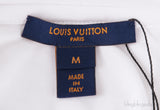 White T-Shirt and Monogram Print Trouser