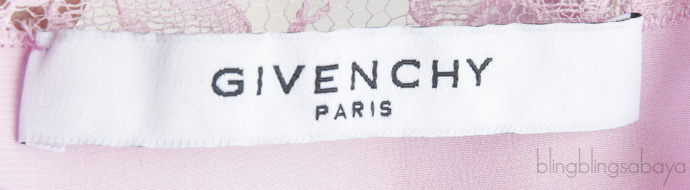 Pink Lace Trim Top
