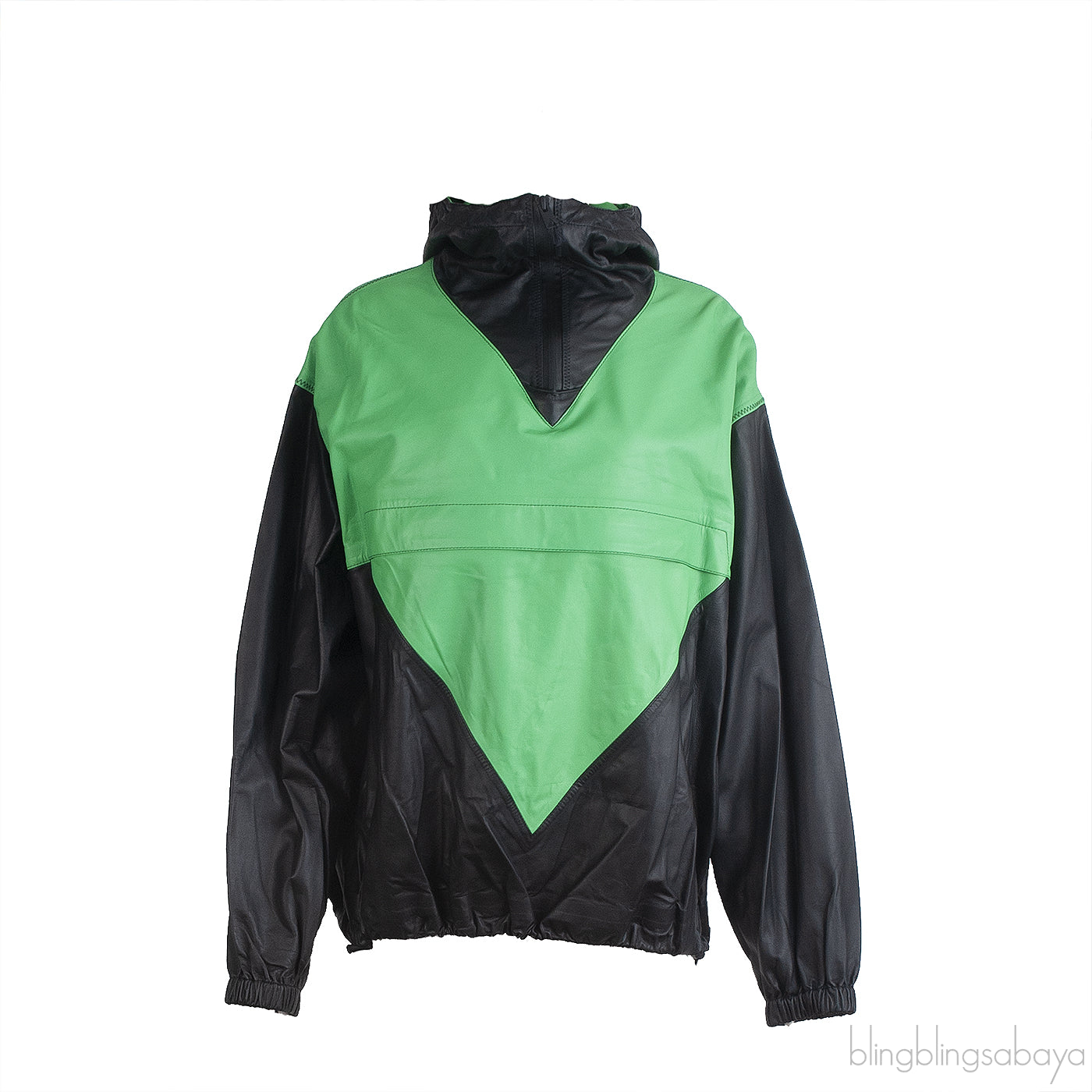 Bottega Veneta Two-tone Blouson Matte Waterproof Calf Jacket