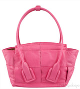 Pink Arco Mini Leather Tote