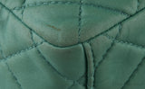 Green Quilted Single Flap Maxi GHW