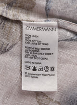 Aliane Billow Linen Long Dress