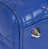 Lady Dior Large Iris Quilted Bag