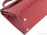Kelly 25 Rouge VIF Ostrich GHW