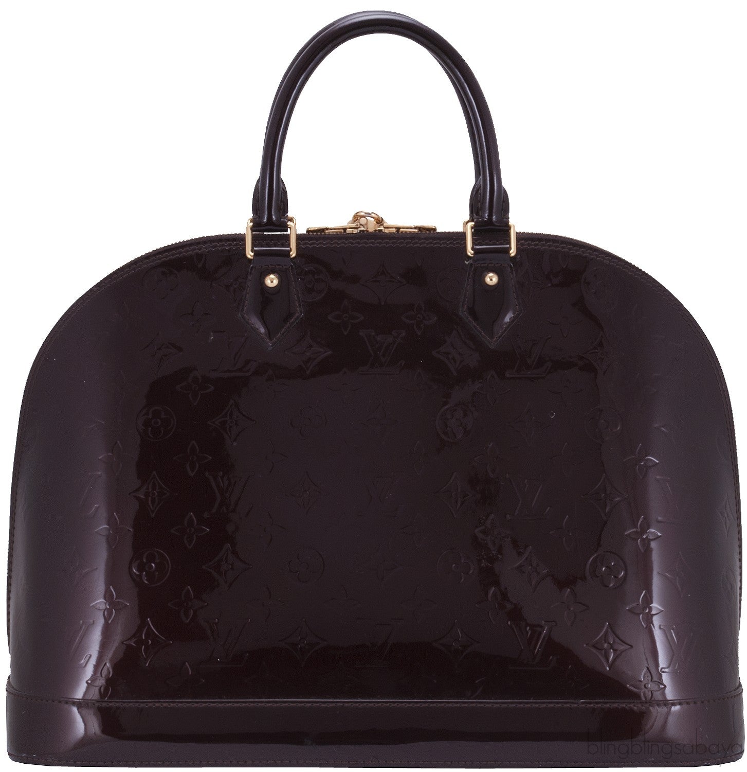 Alma MM Monogram Vernis Amarante
