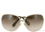 Oversized Gold Sunglasses