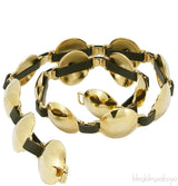 Marni Brass Disc Leather Belt