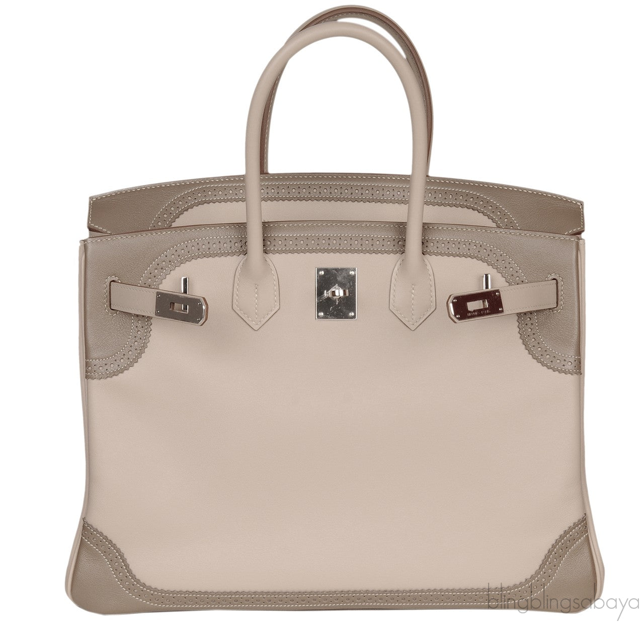 Birkin 35 Bicolor Ghillies Argile/Etoupe