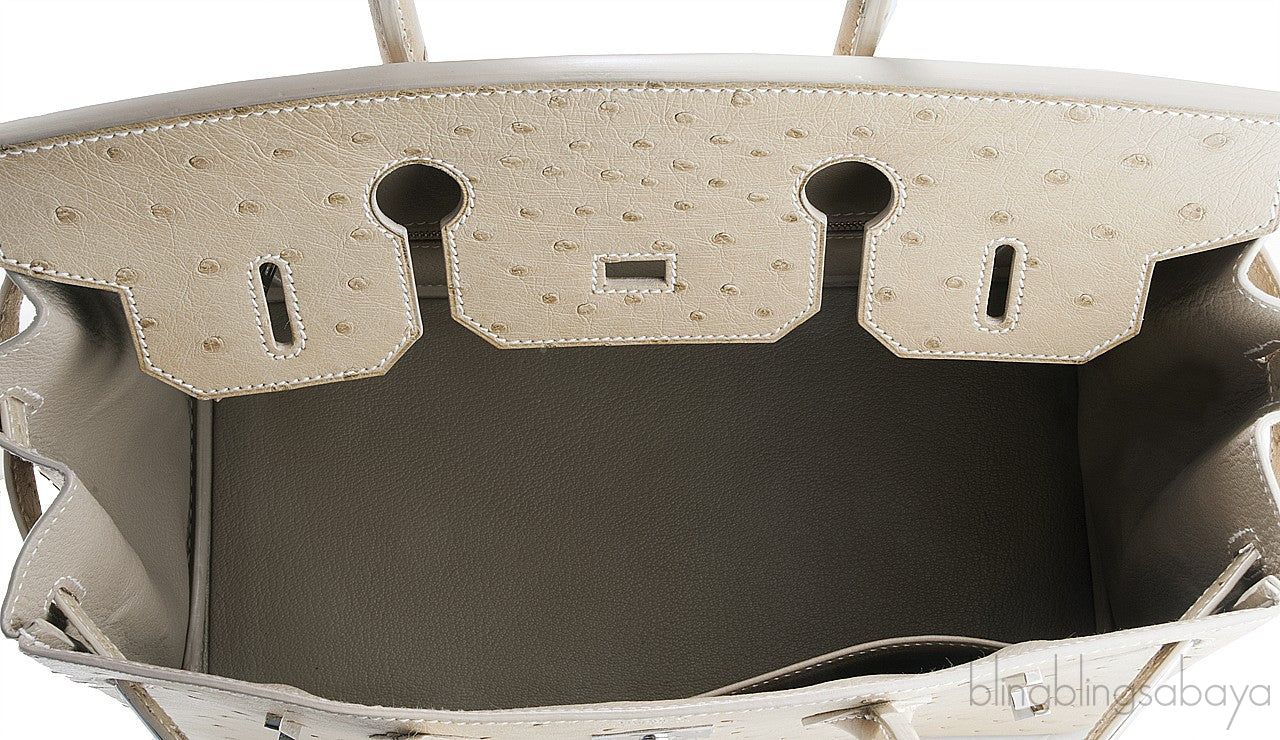 Birkin 30 Parchemin Ostrich