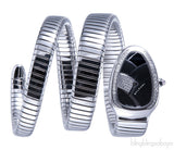 Serpenti Steel Diamond Watch