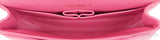 Fuchsia Classic Medium Double Flap Bag