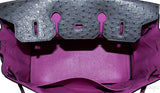 Birkin 35 Tri-Color Ostrich PHW