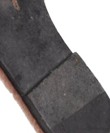 Hermes Oran Teddy Bear Brown Sandals