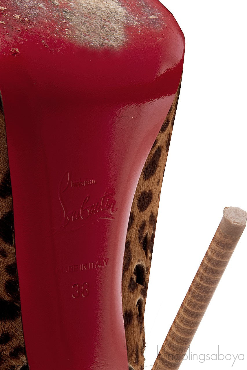 Markesling Leopard Cut-out Slingback
