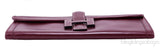 Jige Burgundy Box Clutch