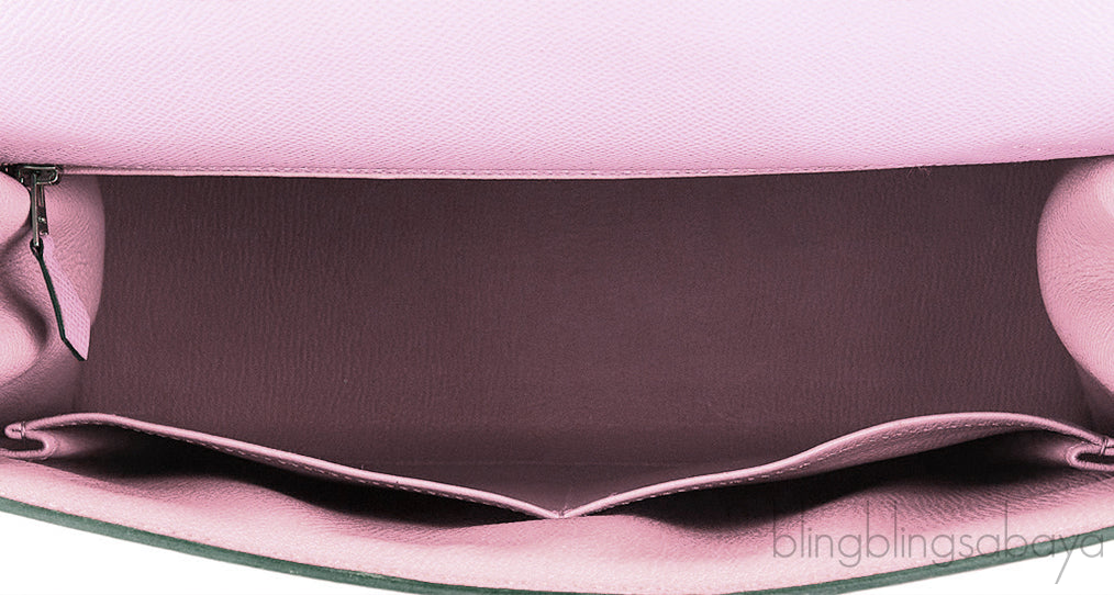 Kelly 25 Mauve Sylvester Epsom Sellier PHW