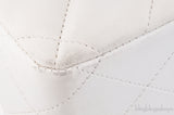 White Jumbo Flap Bag