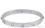 White Gold LOVE Diamond Bracelet