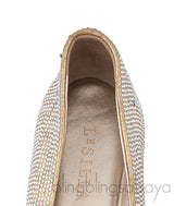 Crystal Embellished Ballet Flat
